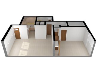 3D Layout of Apartment